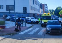 Atropellado un menor que cruzaba en bicicleta un paso de peatones en Villa Román camino del instituto