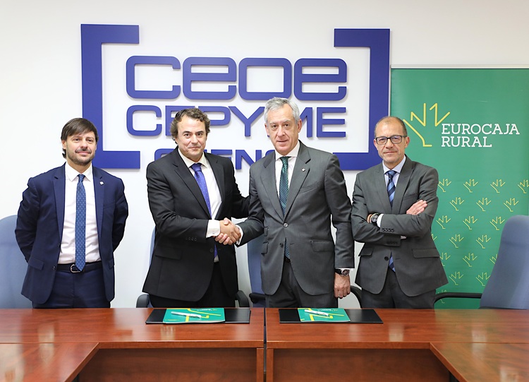 Eurocaja Rural y CEOE CEPYME Cuenca firman un nuevo acuerdo para impulsar la actividad empresarial
