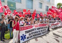 Los trabajadores del Transporte Sanitario ‘en pie de guerra’: exigen mejoras salariales y menos guardias