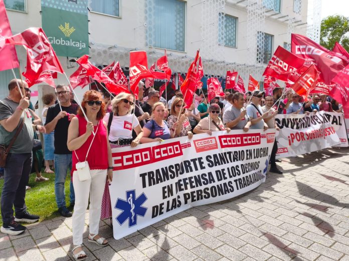 Foto concentraciones transporte sanitario