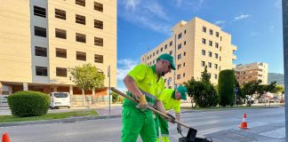Las limpiezas intensivas en Villa Román comienzan este lunes: estas son las calles por días
