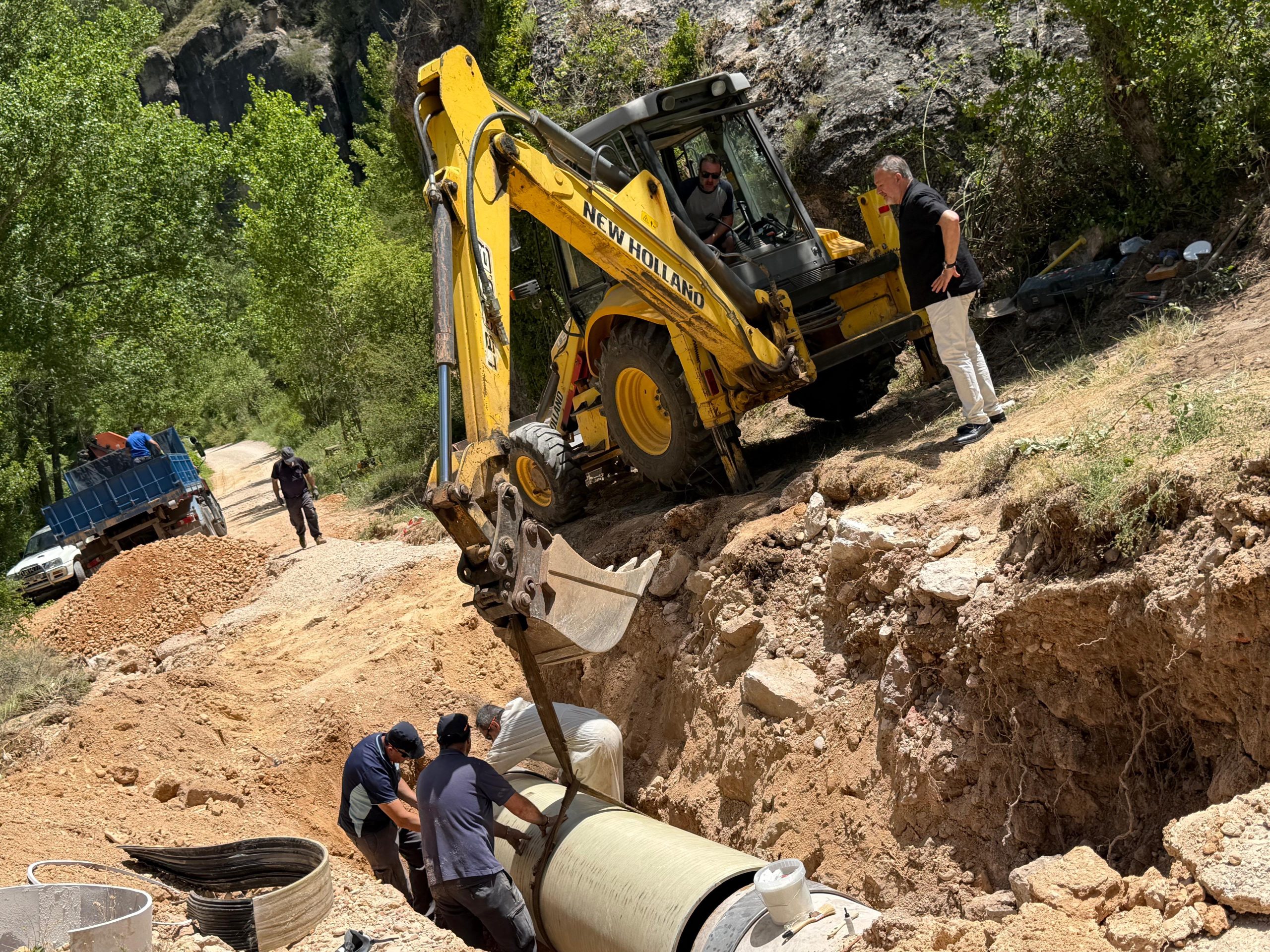 Cuenca sufre una avería de agua en toda la ciudad excepto en la zona del Castillo