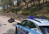 Un motorista herido tras salirse de la vía en el Camino de San Isidro de Cuenca