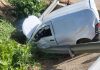 Un herido tras salirse de la vía y chocar contra el quitamiedos en la N-420 por Villar de Olalla