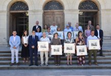 La Diputación de Cuenca homenajea a catorce funcionarios que se han jubilado tras varias décadas de servicio