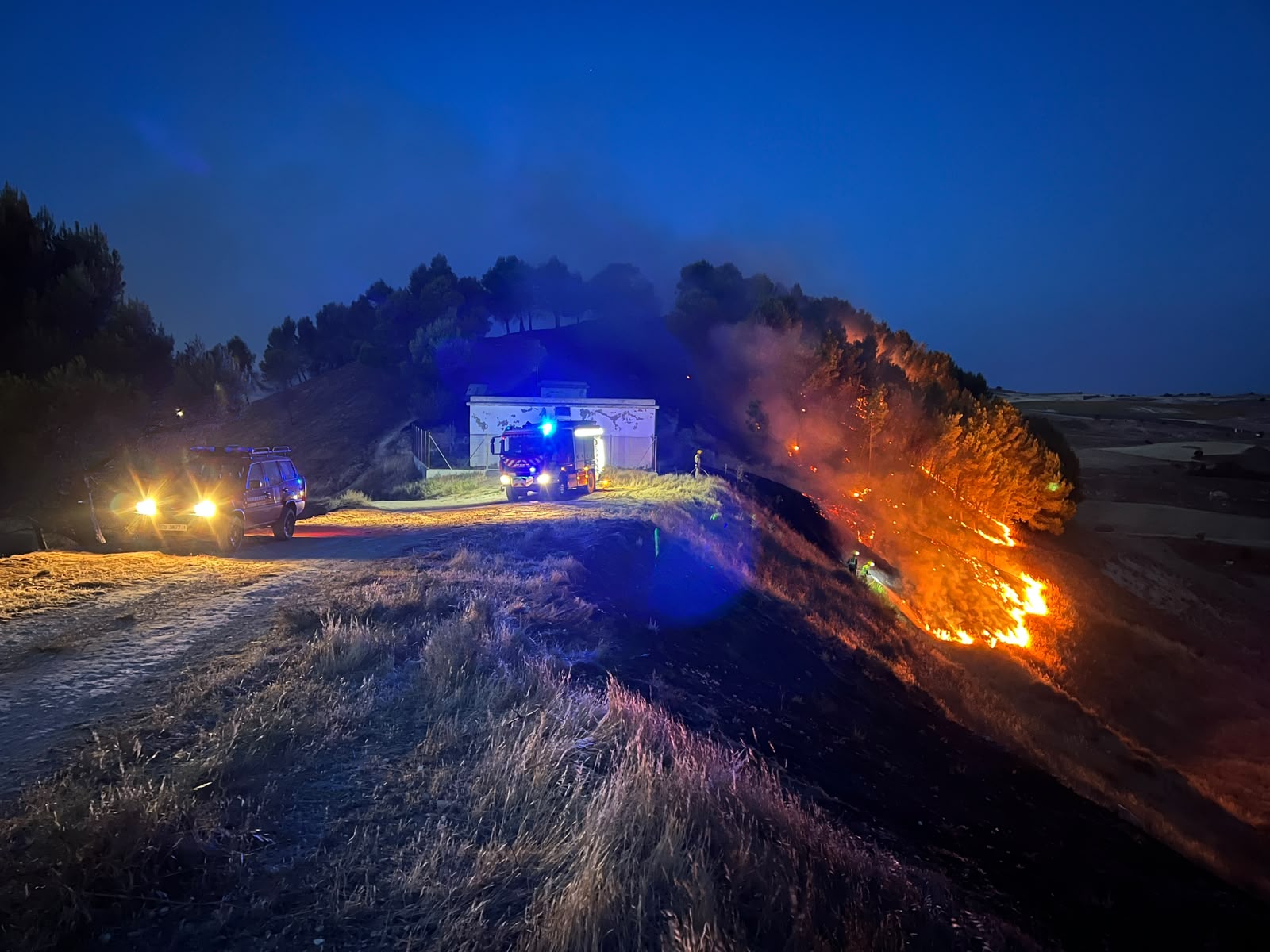 Los incendios de este verano en Huete, presuntamente intencionados