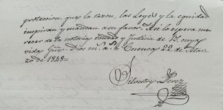Un expediente de 1848 para abrir una escuela privada, documento del mes del Archivo Histórico de Cuenca