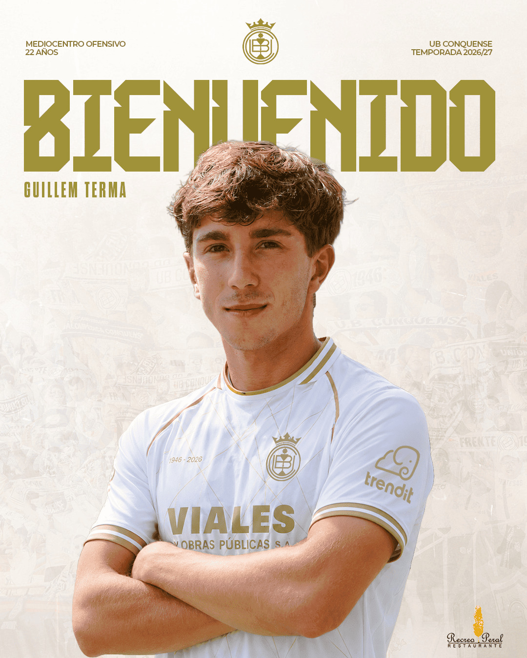 El centrocampisata gerundense Guillem Terma, un fichaje muy deseado por la UB Conquense