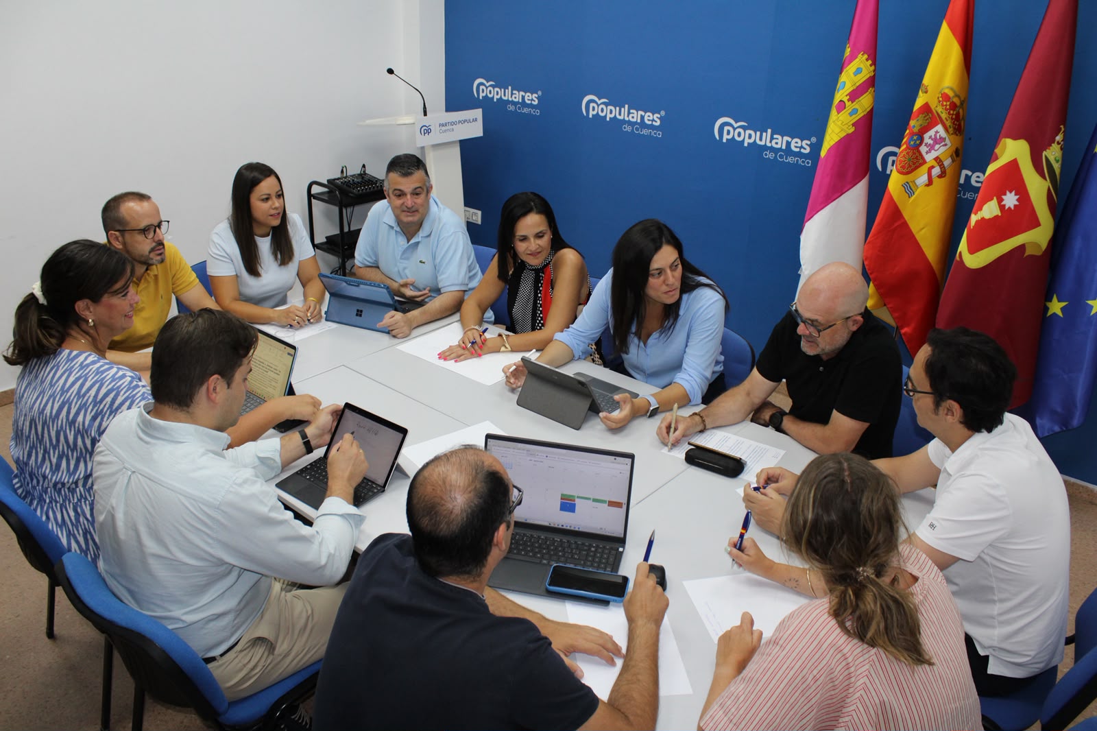 El PP diseña la estrategia política y electoral de los próximos meses con Bea Jiménez al frente