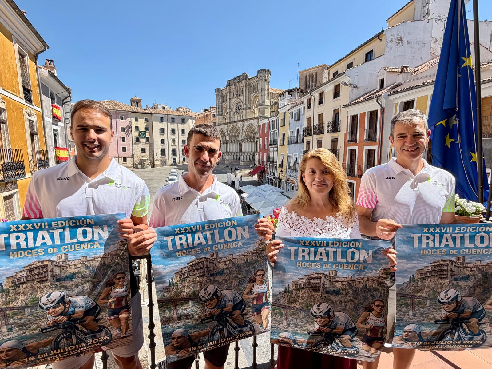 Ya hay más de 300 inscritos para la XXXVII edición del Triatlón Hoces de Cuenca de este sábado
