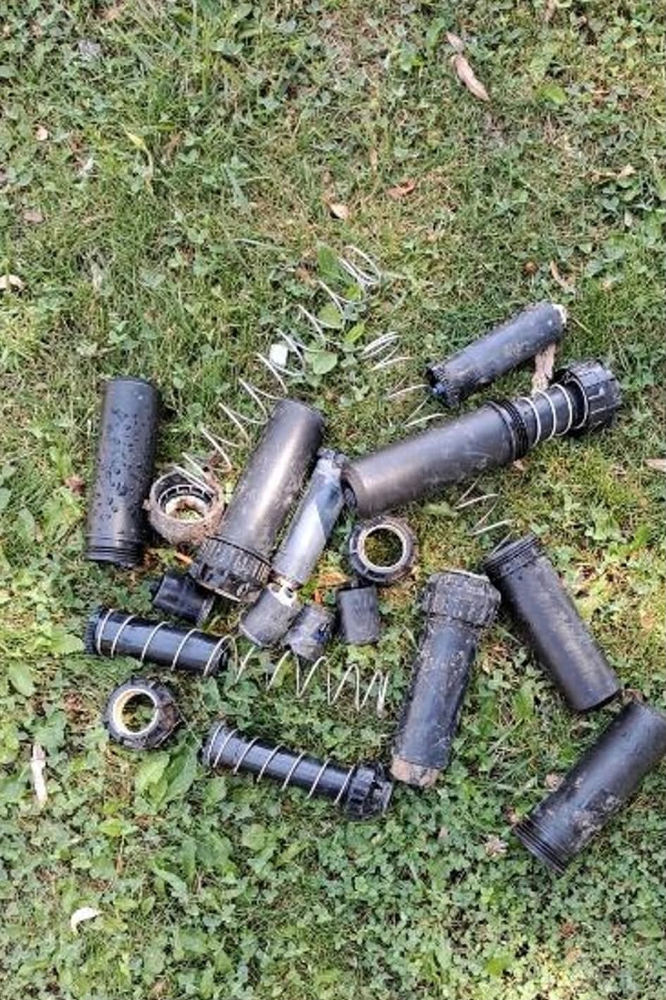 Cerca de 300 aspersores de los parques y zonas verdes de Cuenca, vandalizados en apenas tres meses