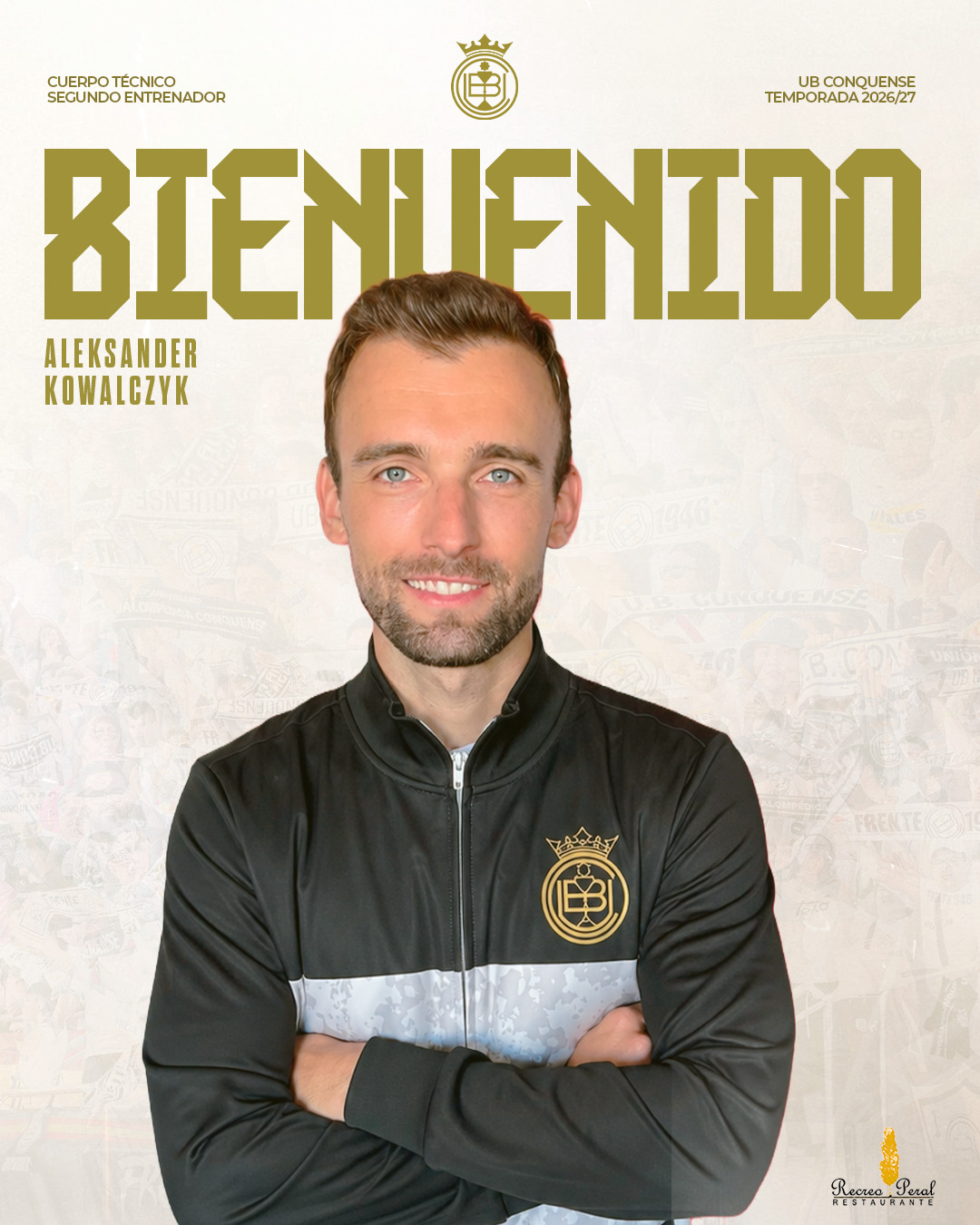 El polaco Aleksander Kowalczyk será el ayudante de Rober Gutiérrez en el banquillo de la Balompédica